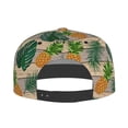 thumbnail image 3 of Uemuo Pineapples Palm Leaves Pattern Women's Baseball Cap,Straight Brim Hat,Golf Dad Hat,Travel Hat,Sun Protection Cap,Everyday Accessory, 3 of 9