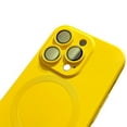 thumbnail image 2 of Dteck Liquid Silicone Case for iPhone 13 Pro Max, MagSafe Compatible, Upgraded Enhanced Camera Protection Shockproof Magnetic Case for iPhone 13 Pro Max, Yellow, 2 of 7