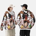 thumbnail image 6 of Kll Doodle Farm Animals Faces Print Men'S Women’s Upf 50+ Sun Protection Outdoor Hoodie Jacket Long Sleeve Fishing Hiking Performance Shirt- Xx-Large, 6 of 8