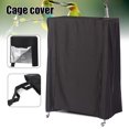 thumbnail image 1 of Large Birds Cage Cover Durable Lightweight Solid Parrots Sleep Helper Cover Black, 1 of 8