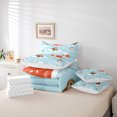 thumbnail image 6 of Homewish Kawaii Polar Bear Twin Bedding Sets 7-Piece for Teen, Cute Winter Penguin Bedding Comforter Set, Cartoon Wildlife Reversible Sheet Sets, Luxury Bedroom Decor, 6 of 8