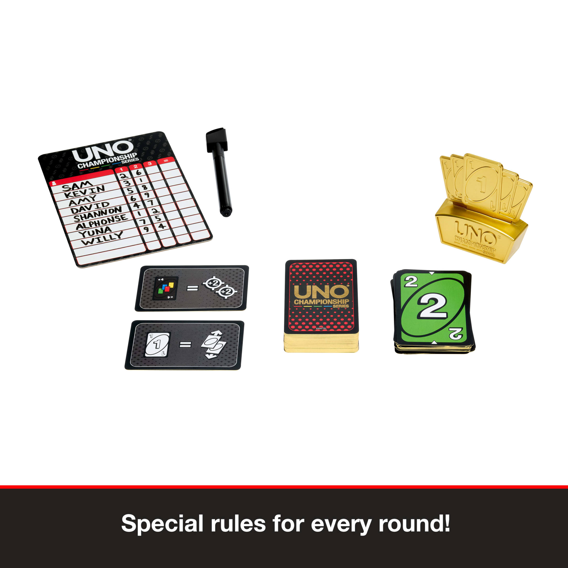 UNO Championship Series Tournament Set Card Game photo 4