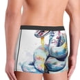 thumbnail image 4 of Bingfone Watercolor Snake Men's Underwear - Casual Stretch Boxer Briefs-XX-Large, 4 of 7