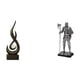 thumbnail image 1 of Escultura moderna de resina de un caballero de la llama, figura abstracta de arte de fuego, adorno decorativo de mesa para sala de estar, dormitorio,, 1 of 8