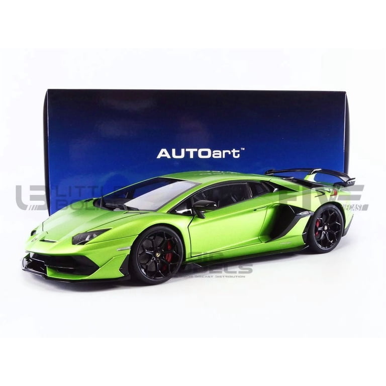 Lamborghini Aventador SVJ Verde Alceo Matt Green Metallic 1/18