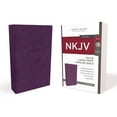 thumbnail image 2 of NKJV Value Large Print Thinline Bible (5023A, Purple Leathersoft), 2 of 2