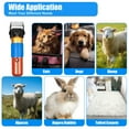 thumbnail image 5 of Electric Sheep Shears Goat Clipper Animal Fur Shave Grooming Pet Trimmer Tool Farm Supplies 200W, 5 of 12