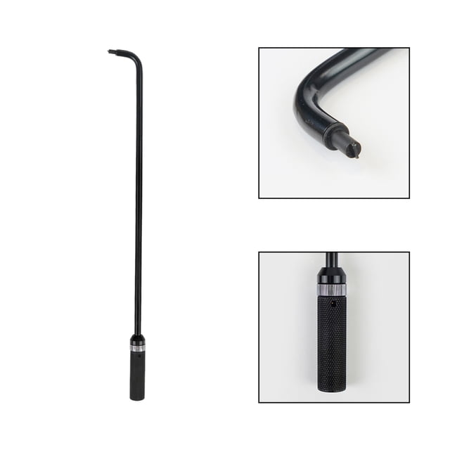 Snowmobile Pilot Screw Adjusting Tool 16.34in Carburetor Pilot Screw Adjusting Tool 110 Angled Head for ATV UTV Snowmobile