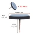 thumbnail image 2 of Furniture Gliders, 20pcs Easy Moving Sliders With Nail Feet Protector For Tiled, Hardwood Floors(blue), 2 of 5