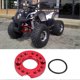 thumbnail image 2 of 28mm CNC Carb Regulator Carburetor Inlet Manifold Runner Plate for Pit Dirt Bike (Red), 2 of 3