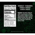 HERDEZ TAQUERIA STREET SAUCE Original Verde Taco Sauce, 9 oz Plastic