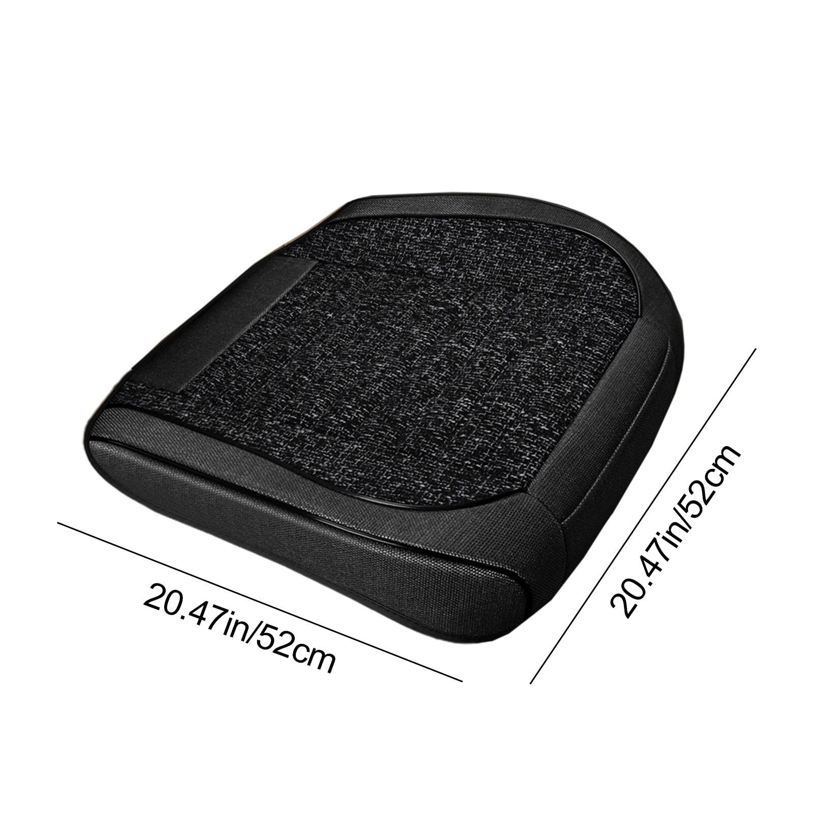 Breathable Linen Car Seat Cover Fully Enclosed Cushion, All Season for Car 20.5x20.5 Inch Easy Fit