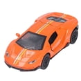 thumbnail image 1 of Alloy Model Car, Metal Sports Car Model Pull Back With Light And Sound For Home Orange, 1 of 1