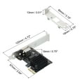 thumbnail image 2 of Uxcell PCIe Gigabit Network Adapter LAN Ethernet 1 Port RJ45 Network Card 2.5G High Speed for Desktop, PC 32/64 Bit, 2 of 5