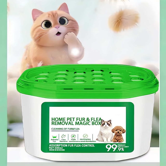 EGNMCR Tools&Home Improvement Multi-Functional Automatic Pet Odor Eliminators And Hair Remover Box Home Air Purifying Magical Box For Dogs And Cats Hairs Removal and Odor Eliminating Magic Boxes