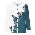 thumbnail image 5 of Cárdigan informal para mujer, cárdigan con botones y estampado navideño, chaqueta de moda, blusa para mujer, 5 of 5