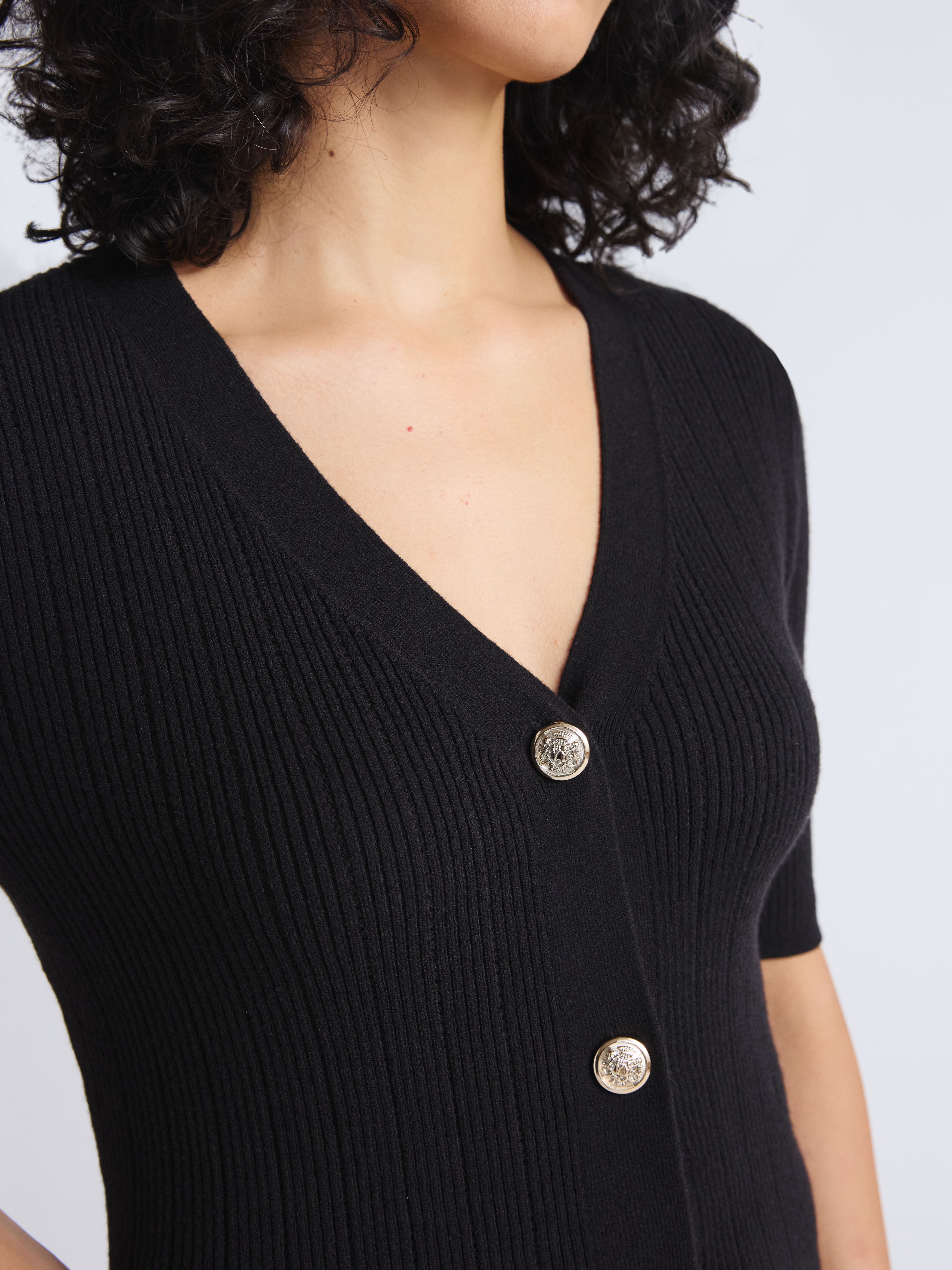 Sofia by Sofia Vergara Women's Cardigan Sweater with Short Sleeves, Sizes XS-XXXL