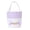 Purple, variant on Purple Purple Embroidered Rabbit Design Easter Basket Handheld Tote For Egg Hunt Treats Durable Fabric Construction For Seasonal Celebrations