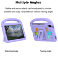 thumbnail image 6 of Lightweight Portable Case for iPad Mini 7 (A17 Pro) 2024 / iPad Mini 6 2021 Letter Pattern Kids Shockproof Cover with Pencil Holder and Shoulder Strap, 6 of 9