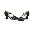 thumbnail image 2 of 222-LUCILLE, 2" Heel Satin Dance Shoe, 2 of 2