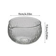 thumbnail image 3 of MOQIN Deep Textured Glass Matcha Bowl With Spout,Glass Chawan Matcha Green Tea Whisk Bowls,Clear Japanese Style Cute Salad Mixing Bowl (450ml/500ml), 3 of 7