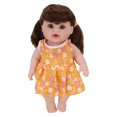 thumbnail image 3 of Muñeca Reborn realista de 30cm, vinilo de cuerpo completo, muñecas lindas impermeables realistas, 3 of 8