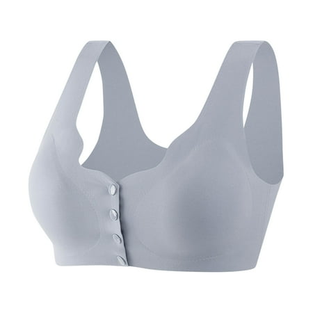 Black of Friday Deals!Clearance Staron Front Close Bras for Women Comfortable Front Closure Bra Wireless Stretch Bra No Underwire Comfy Bras Daily Underwear Bra