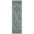 thumbnail image 5 of SAFAVIEH Restoration Vintage Donette Geometric Area Rug, Ivory/Turquoise, 2' x 3', 5 of 10