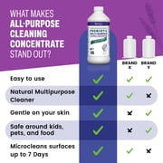 USDA Certified Bio-Based, Probiotic, All-Purpose Cleaning Concentrate, Lavender - 16.9 fl. oz. Ultra-Concentrated, All-Natural Cleaner for Home and Kitchen by SCD Probiotics