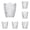 White-5PCS-One Size, variant on 6-Pack Acrylic Water Cup Set, Non-Toxic Shatter-Resistant Transparent Drinking Cups, Food-Grade Acrylic Water Tumblers For Restaurant, Juice, Water & Daily Use Green-5PCS-One Size