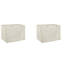 2X Dog Cover Oxford Cloth Pet Kennel Cover Universal Fit for 36 Inches Wire Dog