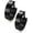 Black, variant on Stainless Steel Black Unique Small Hoop Earrings for Men Huggie Earrings 1 Pairs