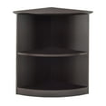thumbnail image 3 of Mayline Medina Bookcase (2 Shelf 0.25 - Round) in Mocha, 3 of 3