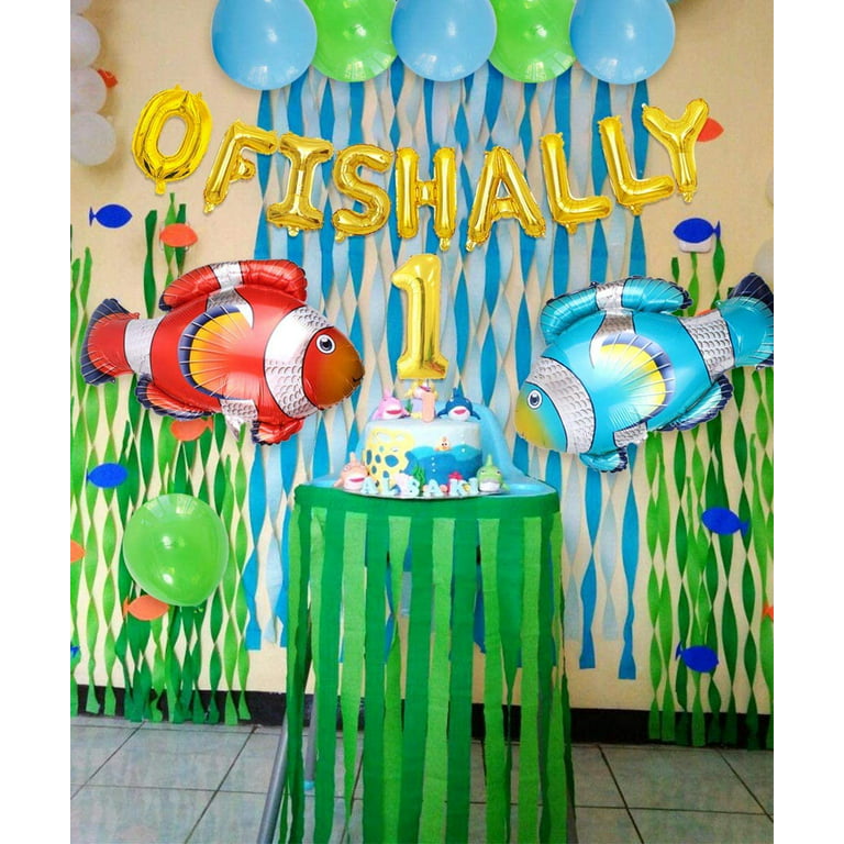 The Big One Party Decorations, the Big One Fishing Birthday, the