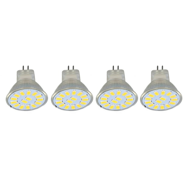Bombilla, 4PCS 15LED MR11 Bombilla de luz puntual Bombilla LED Logre más