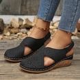 thumbnail image 7 of Hurxie Women Comfortable Flat Sandals: Dressy Summer Sandal - Closed Toe Fisherman Sandals Black 41, 7 of 7