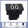 thumbnail image 2 of Double USB ChargersSocket For EDGE F-150 F-250 F-350 HC3Z-19A387-B HC3Z-19A387-D, 2 of 5