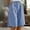 Blue women cotton linen shorts plus size a1, variant on Cagogo Women Cotton Linen Plus Size Shorts Elastic Waist Bermuda Pants with Pockets Plaid Casual Loose Workout Lounge Pants Summer Beach Travel Trousers, Hot Pink M