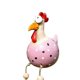 thumbnail image 2 of Lindo enchufe de resina escultura de pollo día de la madre gallina gallo estatua (rosa) Ehuebsd Libre de BPA, 2 of 8