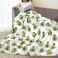 thumbnail image 6 of Sikiie Avocado Friends Ultra-Soft Micro flannel Blanket Luxury All Seasons Warm Blanket for Bedding Sofa and Travel (4 sizes)-50"x40", 6 of 7