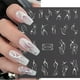thumbnail image 2 of Pegatinas de uñas de línea de Metal, 3D, plata, espinas doradas, vid, líneas curvas, cinta de rayas, deslizadores de remolino, Gel adhesivo de manicura, calcomanías de Arte de uñas, 2 of 4