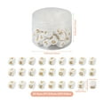 thumbnail image 4 of 1 box 52pcs 26 style Food Grade Eco-Friendly Silicone Beads Cube Letter A~Z 12x12x12mm 2pcs/style, 4 of 8