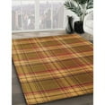 thumbnail image 3 of Ahgly Company Machine Washable Indoor Round Transitional Orange Area Rugs, 7' Round, 3 of 7