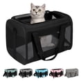 thumbnail image 1 of Transportín de viaje para mascotas aprobado por Top Tasta Airline para gatos medianos, gatos pequeño, 1 of 7