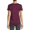 thumbnail image 3 of Avia Women's Transition V-Neck Short Sleeve T-Shirt Top, 3 of 5