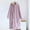 Purple, variant on Women's Loose Hooded Robe With Thick Long Autumn/Winter Coral Bathrobe With Big Dressing Gowns for Women Hooded Bathrobes for Women Knee Length Womens Bathrobe Shawl
