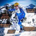 thumbnail image 3 of 2Pcs Aluminum 5 Sections Collapsible Ultralight Travel Trekking Hiking Pole for Men and Women (Fits 5.7' - 6.5'), 3 of 13