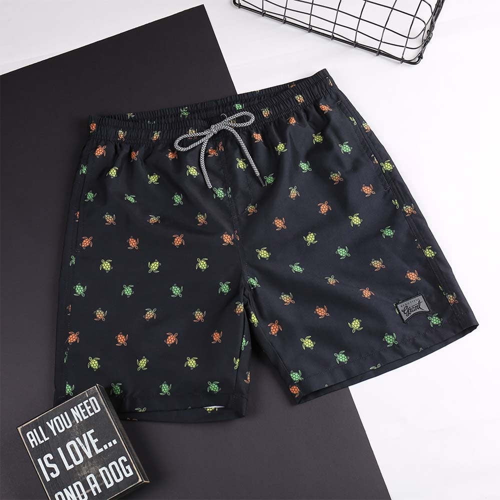 Beautiful Giant Boys' Swim Trunks Quick Dry Hawaii Swimwear Bathing Suit Briefs 2 Pack, Sizes 8-18
