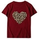 thumbnail image 5 of Fiudx Liquidación de Ofertas Flash Blusa de Manga Corta con Cuello Redondo y Estampado a La Moda para Mujer, 5 of 6