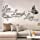 Adhesivo de pared, vinilo Live Every Moment Laugh Every Day Love Beyond Words Adhesivos de pared citas motivacionales para dormitorio, panel de pared extraíble DIY decoración del hogar JAMW Sencillez